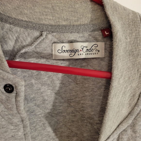 Sovereign Code cotton bomber jacket, size large - Picture 2 of 3